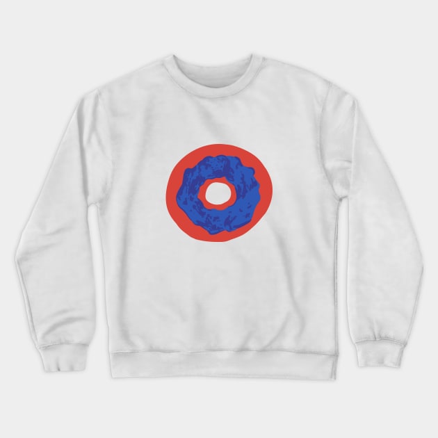 Strawberry Blueberry Donut Crewneck Sweatshirt by G-Worthy